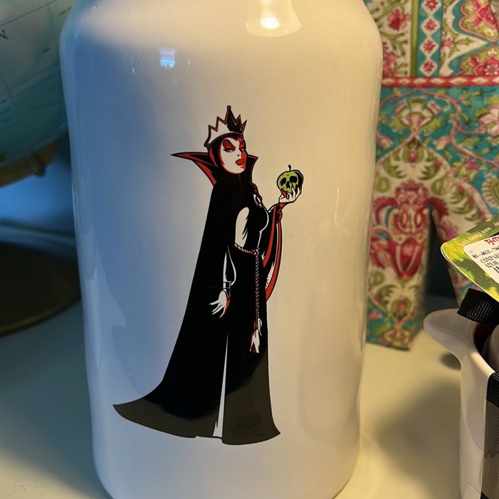 Rae Dunn Villains Disney Evil Queen Poison Apple Canister NWT